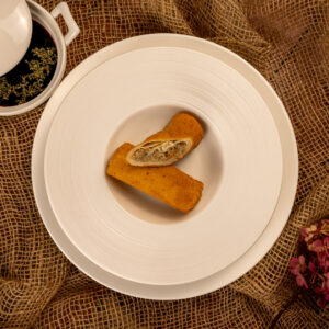 Krokiety z kapustą i pieczarkami