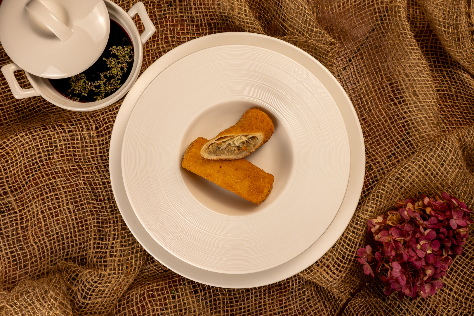 Krokiety z kapustą i pieczarkami