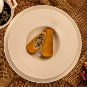 Krokiety z pieczarkami i żółtym serem