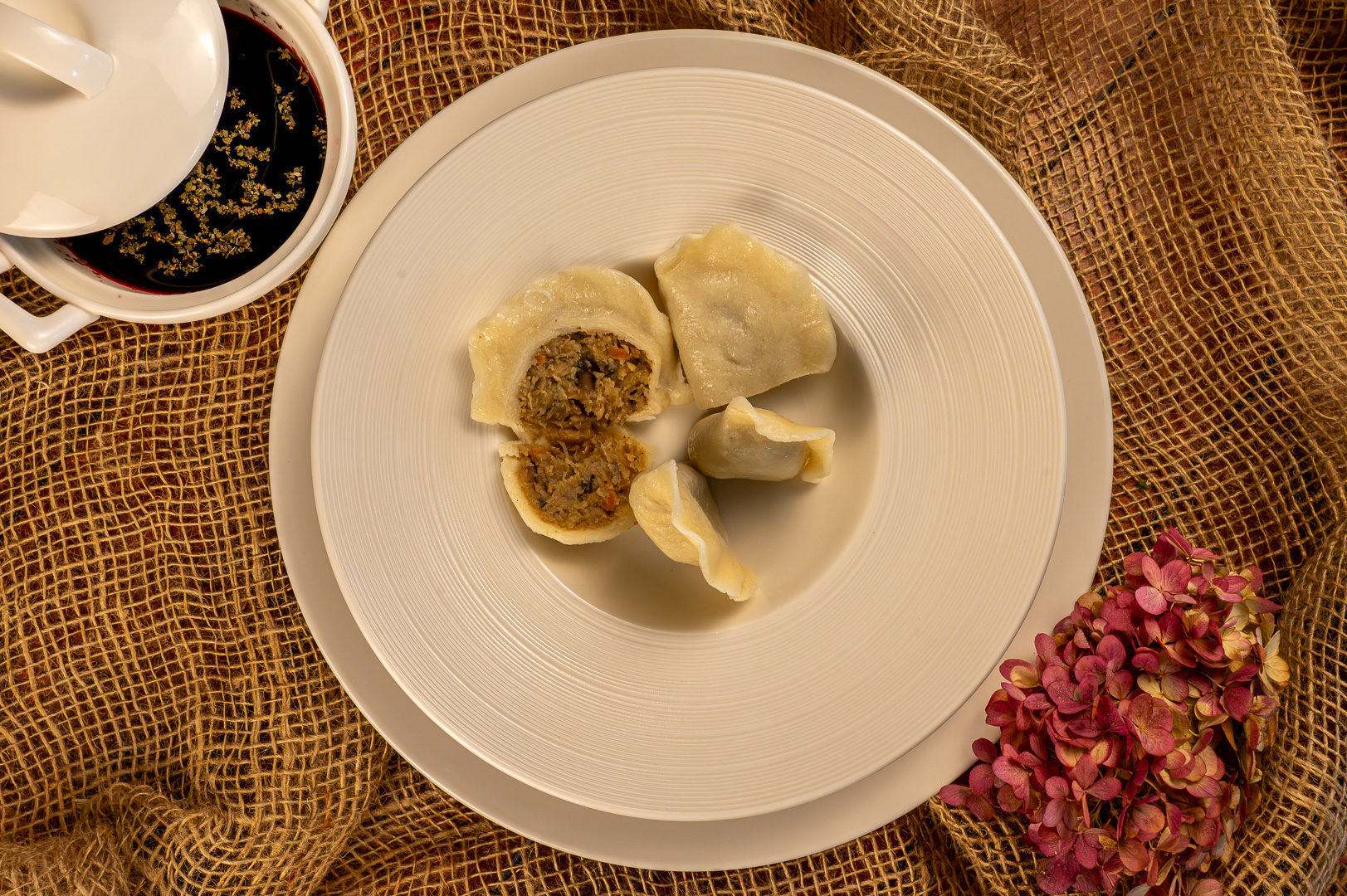 Pierogi z kapustą i grzybami