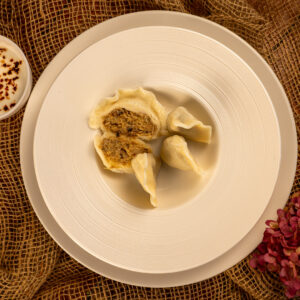 Pierogi z kapustą i pieczarką