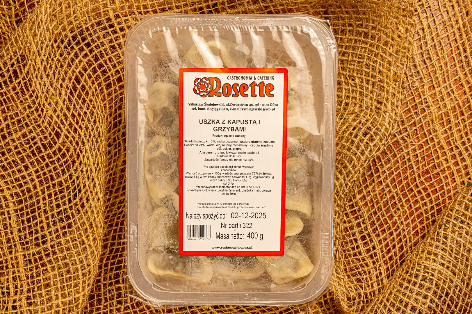 Uszka z kapustą i grzybami